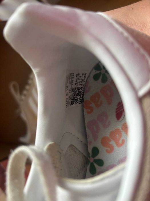 Adidas Gazelle Bege/Rosa (Edição Limitada) – Tamanho 36