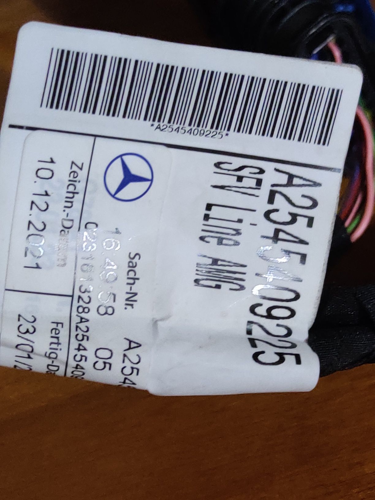 MERCEDES BENZ GLC X254 жгут проводов PDC ) A2545409225