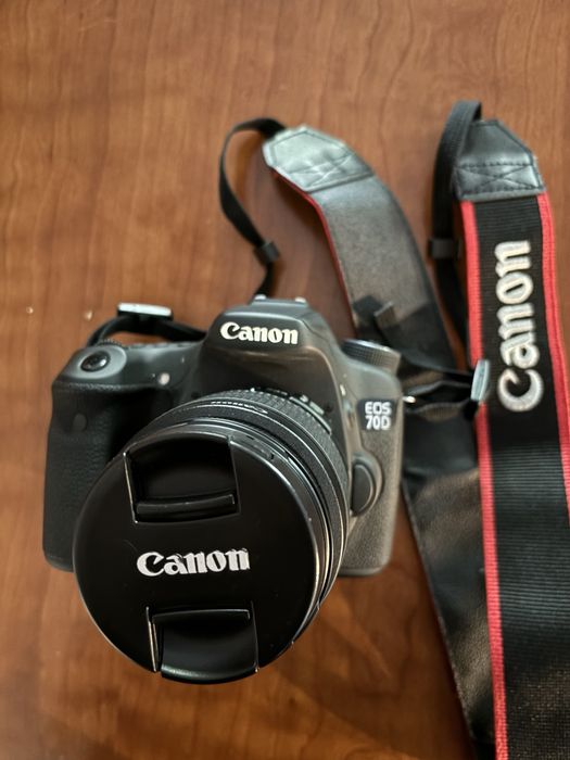Maquina Fotografica Canon EOSD & objetiva 18-55: c/ nova, preço 5*
