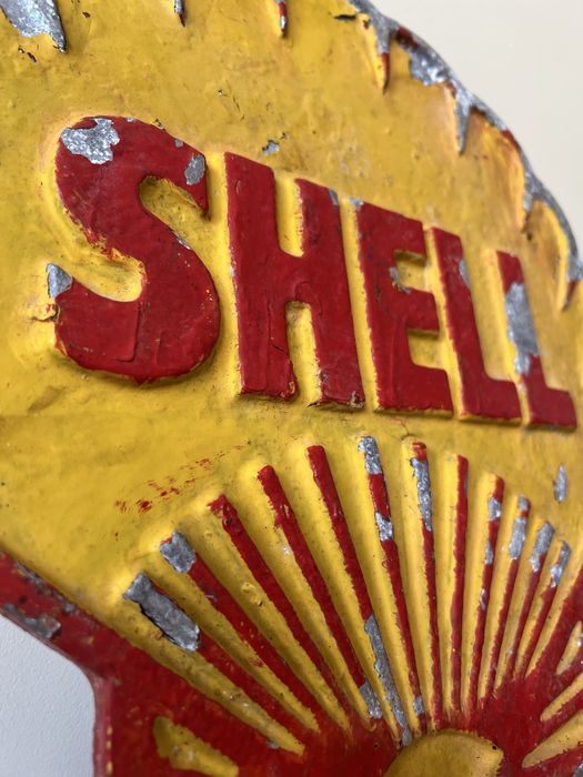 SHELL placa aluminio