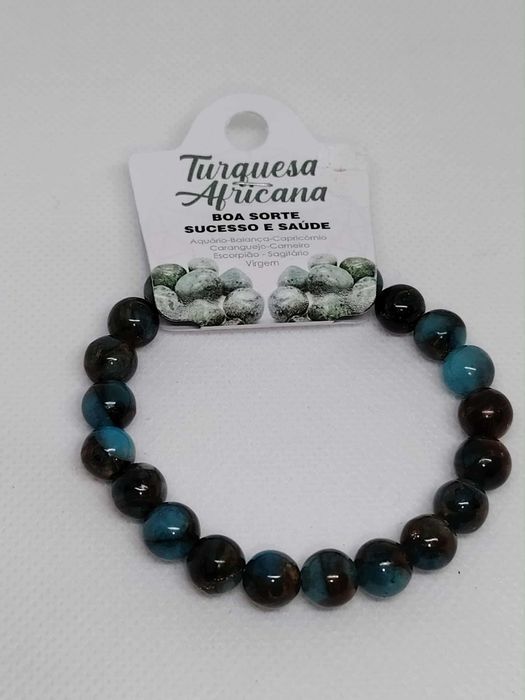 Pulseira Turquesa Africana