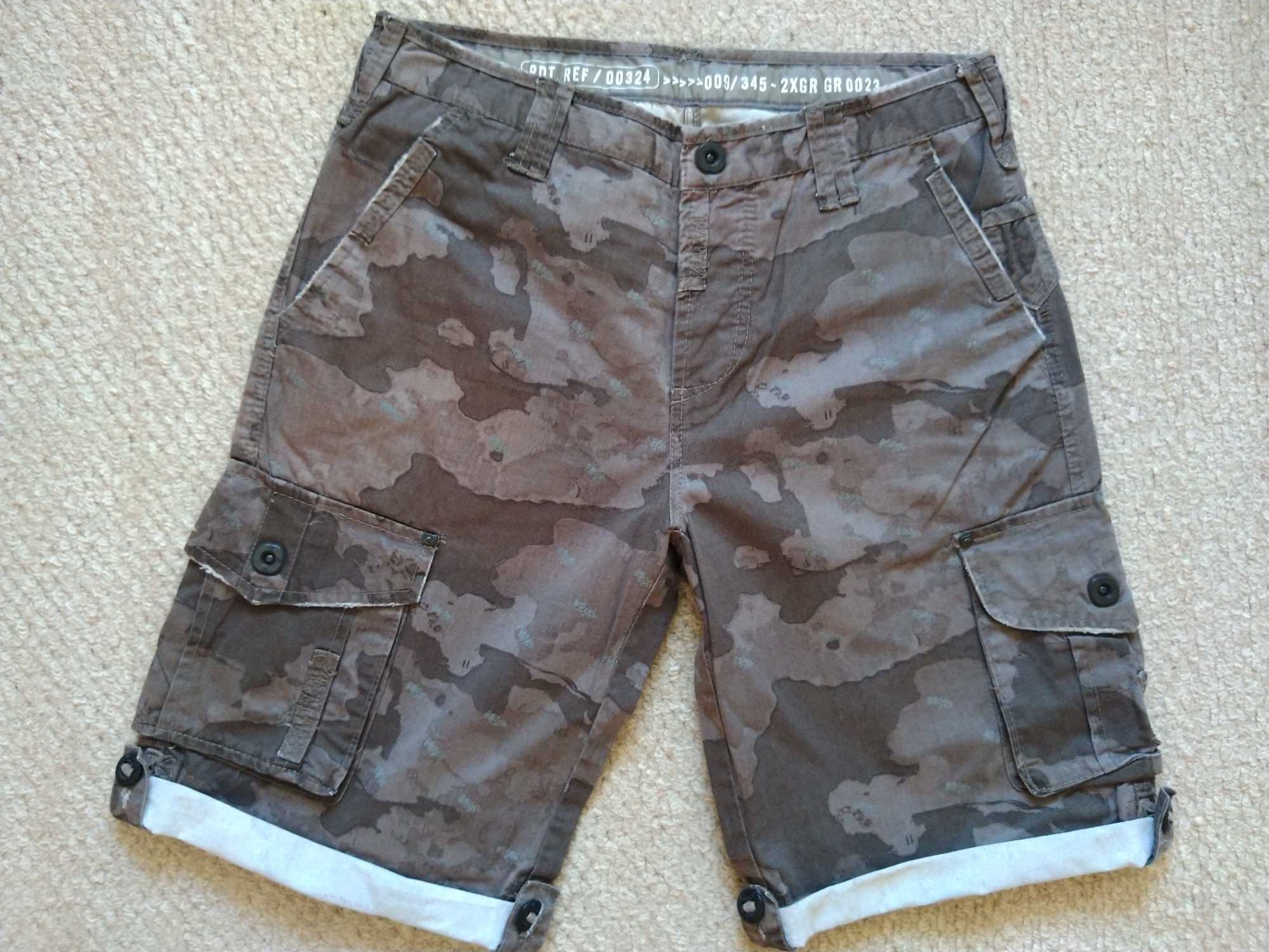 Шорти мілітарі карго River Island 30. original (нові) Crosshatch 36.
