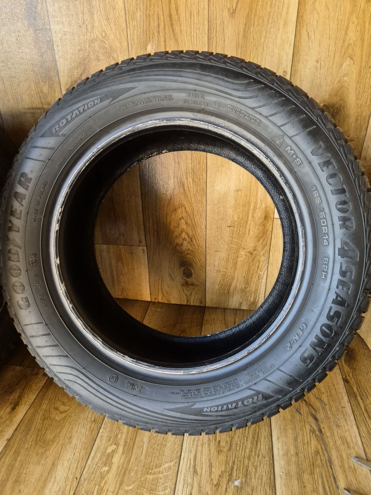 185/60/14 Good Year Zima komplet stan bdb 7,5mm