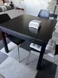 Mesa de jantar extensivel preta