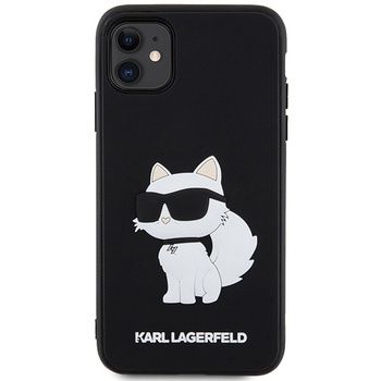 Oryginalne Etui KARL LAGERFELD hardcase Rubber Choupette 3D Iphone 11