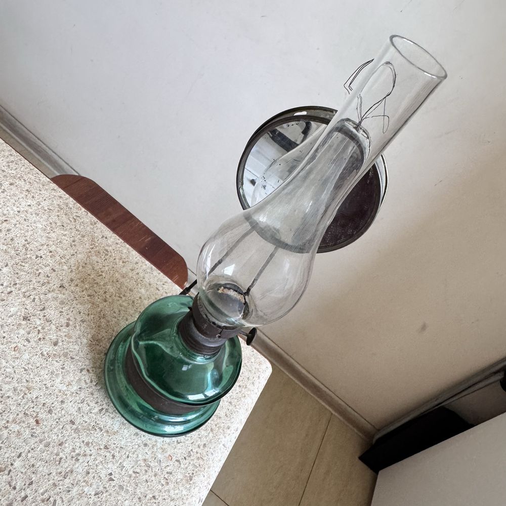 Stara piękna polska lampa naftowa