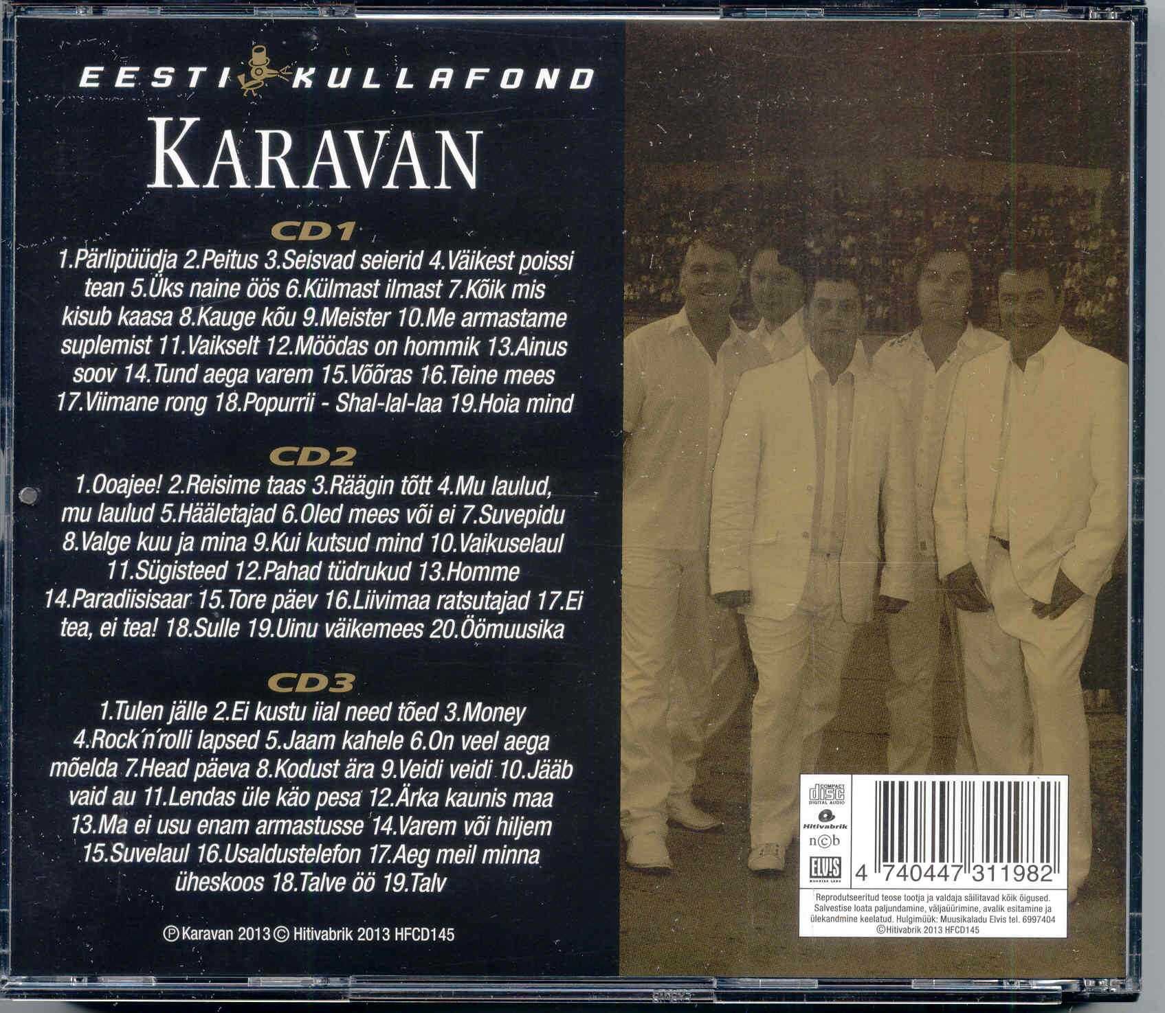 Karavan. Eesti kullafond. 3CD-box