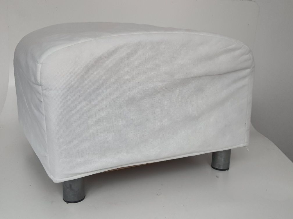 Pufy Ikea białe w dobrym stanie