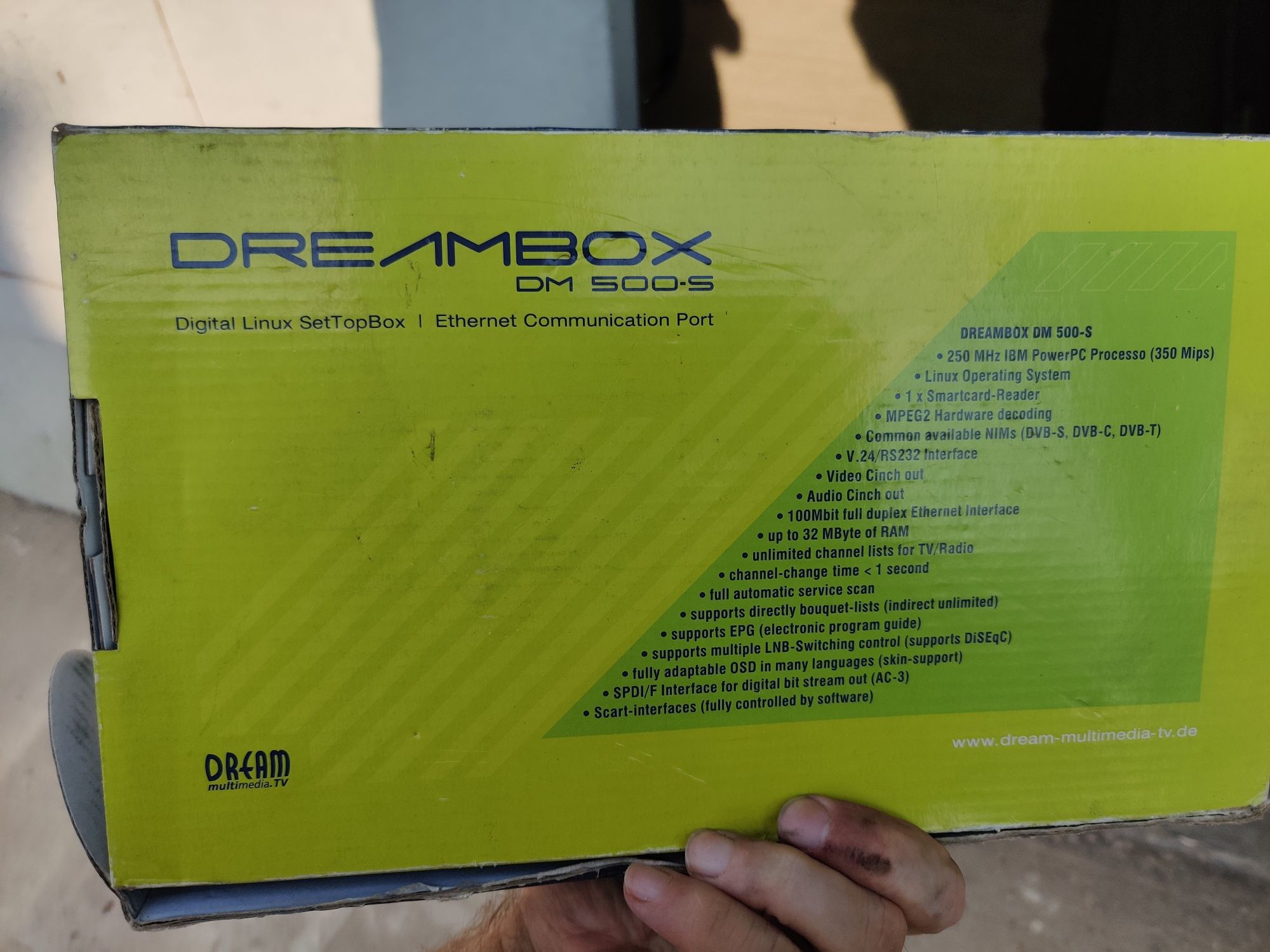 Супутниковий DVB-S ресивер Dreambox DM-500S