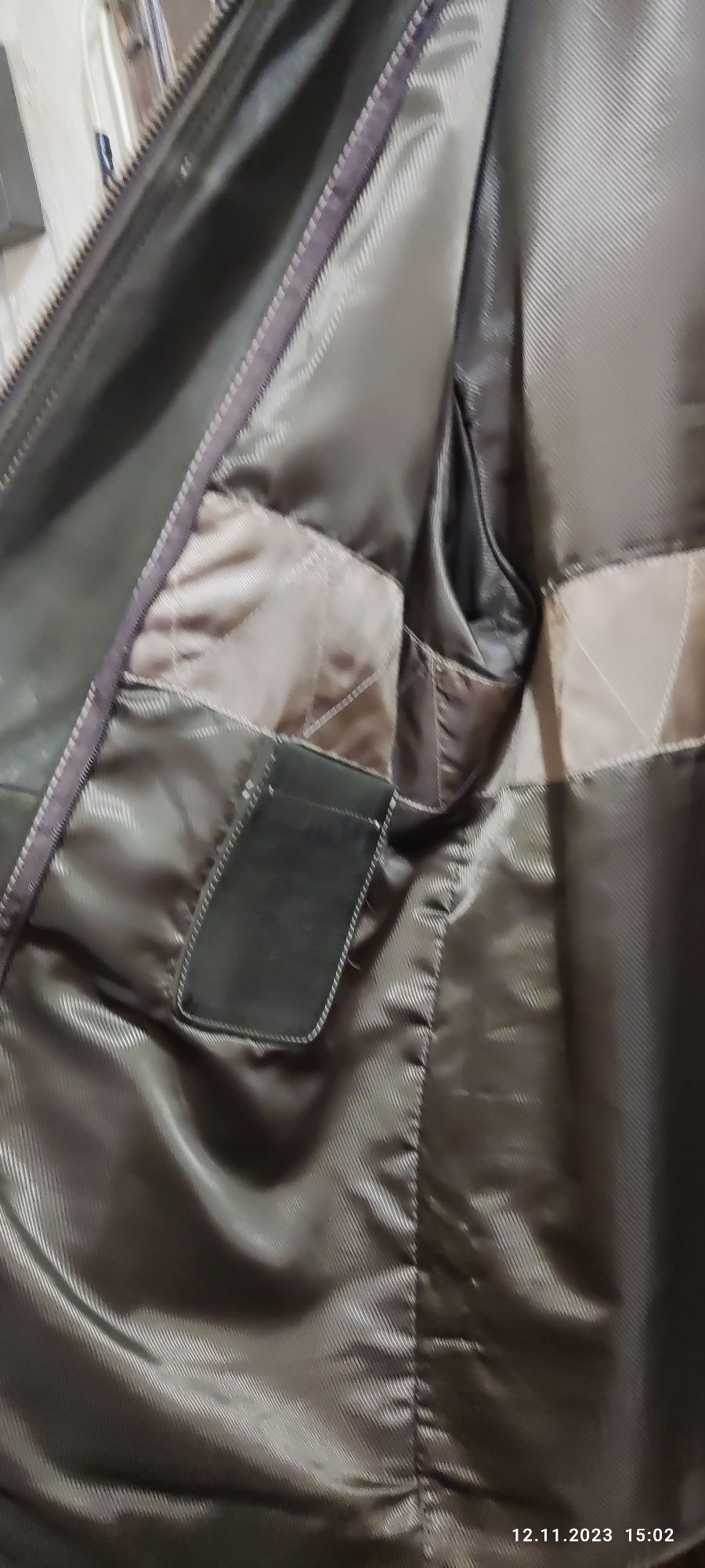 Мужская кожаная куртка 64 размер