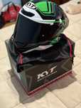 Capacete KYT TT-Course Overtech Black/Green XL