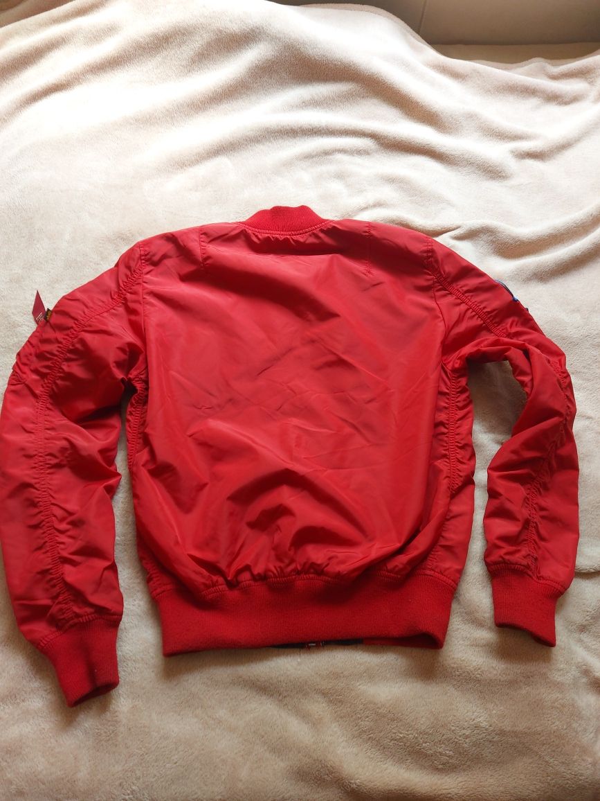 Pilotka flek flyers ALPHA INDUSTRIES size S przejsciówka NASA