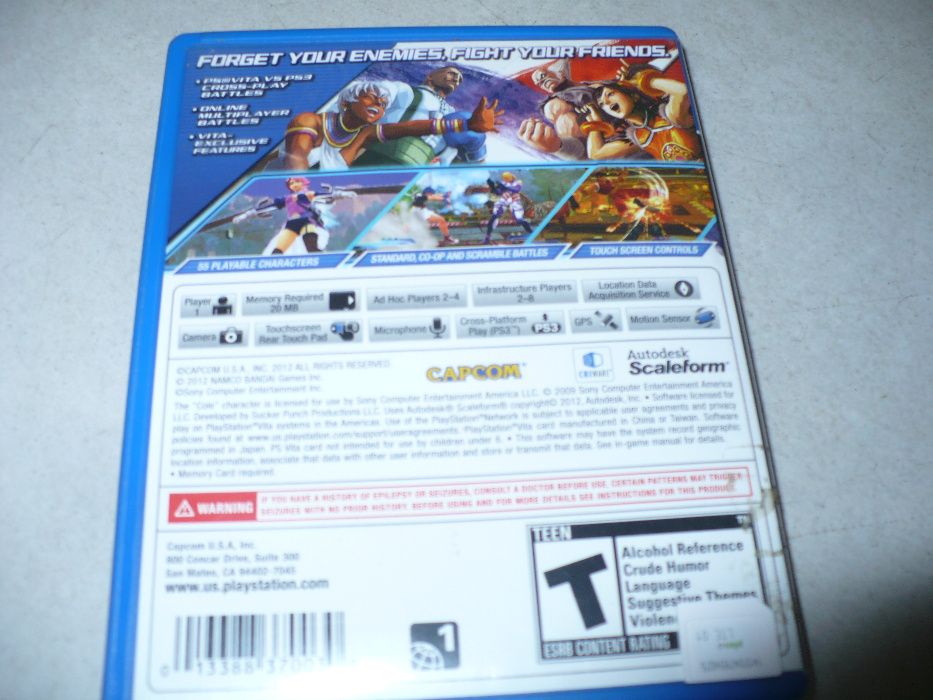 Na PsVita,,Street Fighter X Tekken''