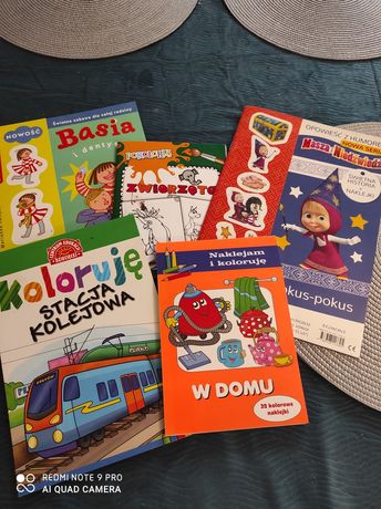 Książeczki, kolorowanki dla dzieci