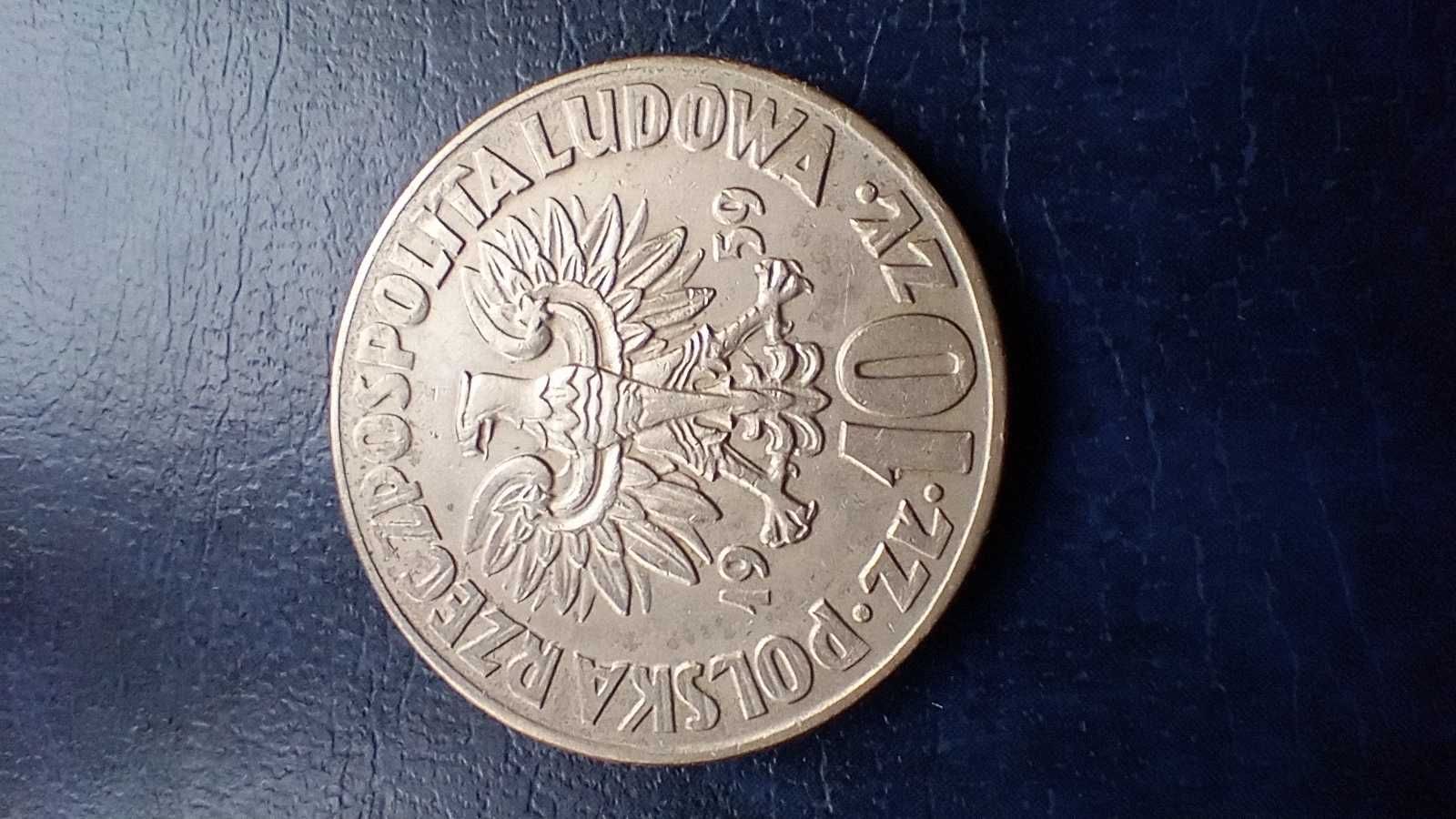 Stare monety 10 złotych 1959 Mikołaj Kopernik PRL piękna