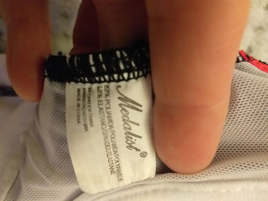 Strój kąpielowy jednoczęściowy 50 xl w pasy i gwiazdki