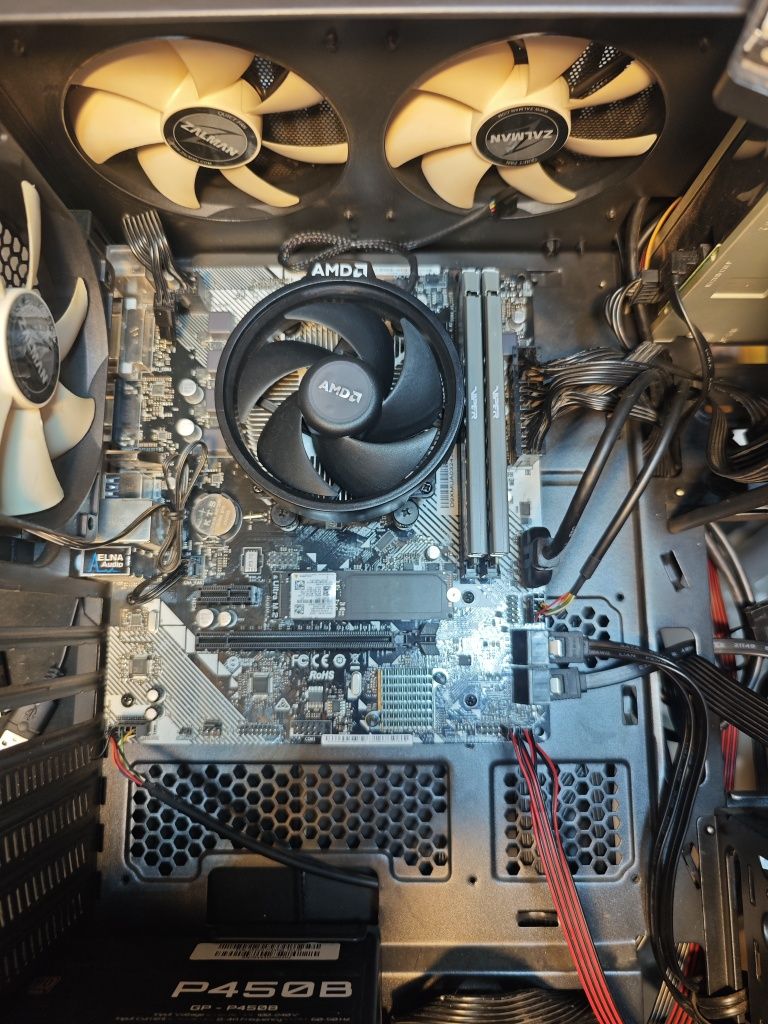 Ryzen 7 1700x 16*3.8Ghz RX570 4gb m.2 250 GB HDD 1tb