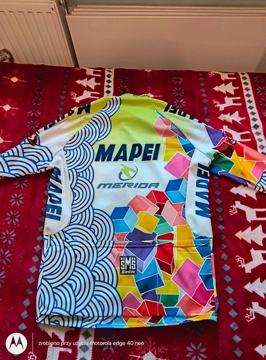 Bluza rowerowa Mapei SMS Santini. Jesienno Zimowa