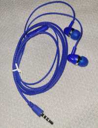 Słuchawki JBL JB-304 Jack 3,5 przewodowe niebieskie nowe