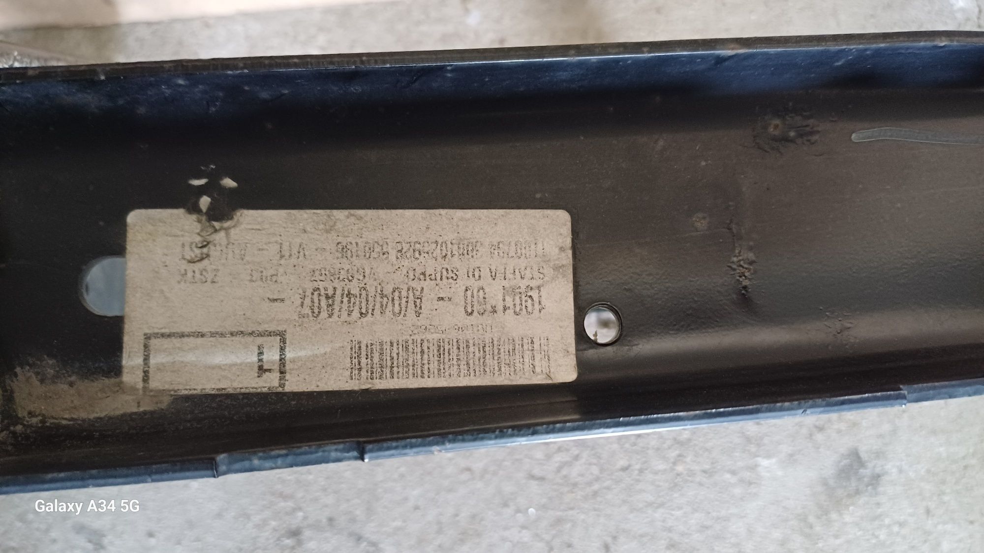 Belka wzmocnienie zderzaka tylniego tylneg ford Ranger lll