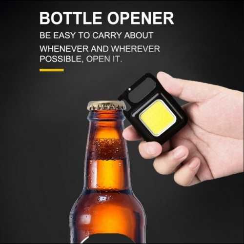 Фонарик брелок, открывашка, карабин, магнит, ЗУ Type-C фонарь