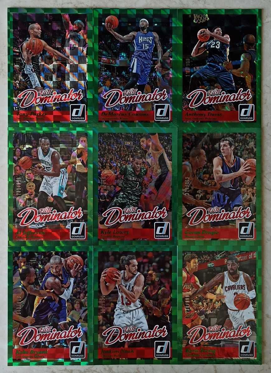 Panini Donruss 2014-15 Elite Dominator Kompletny Set 50 Kart NBA /999