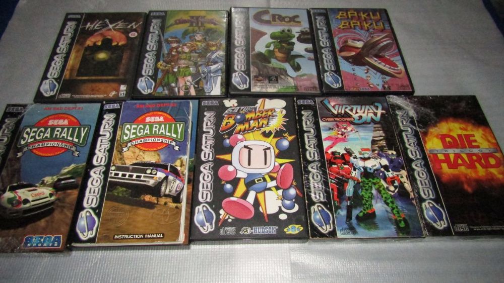 Lote de Jogos Sega Saturn - Ler anuncio