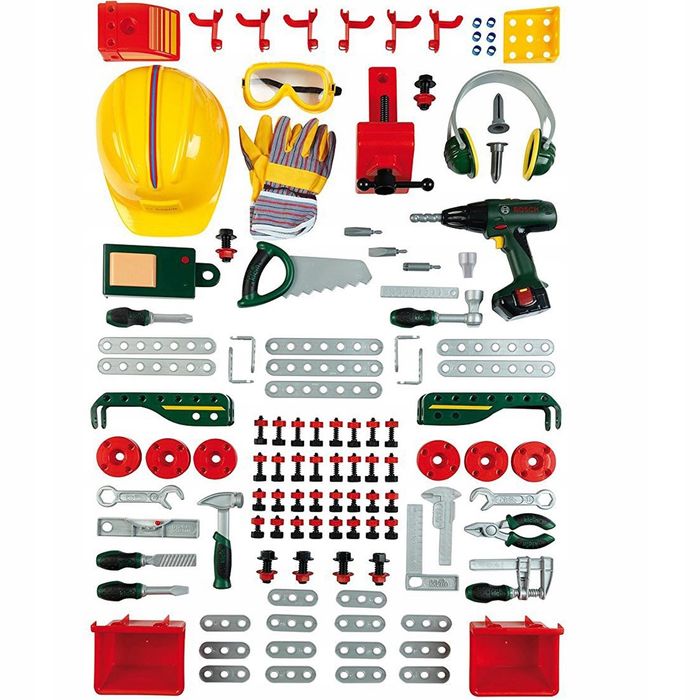 Warsztat Bosch Klein 8485 Zestaw Z Narzędziami I Wkrętarką LED Prezent