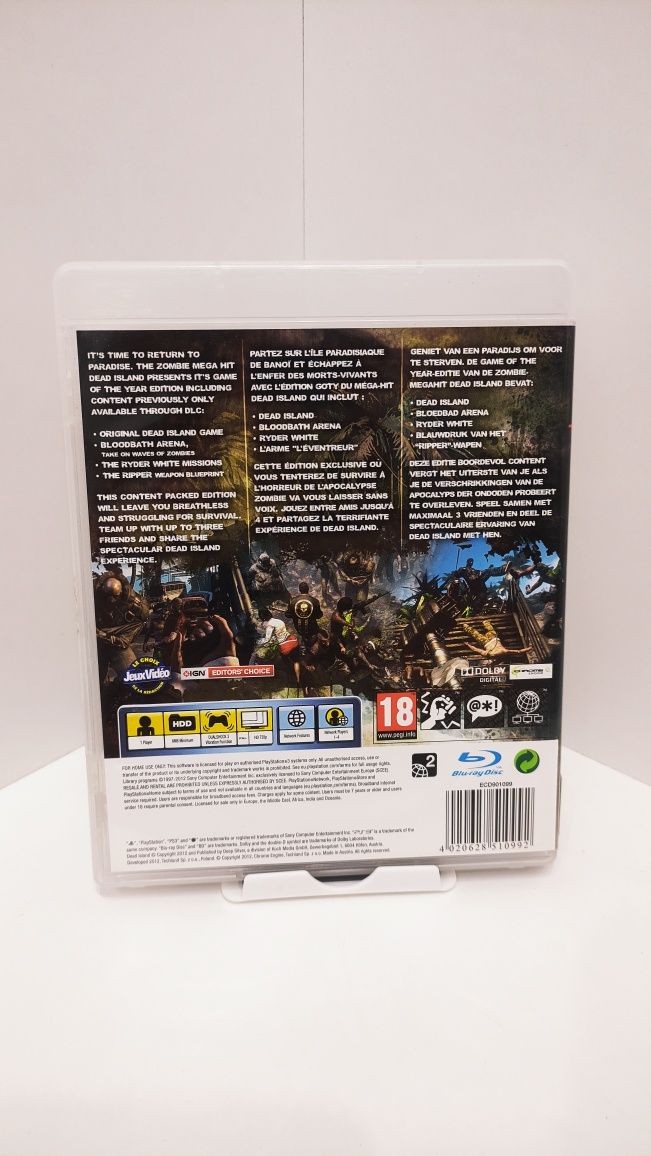 Dead Island GOTY PS3 Playstation 3
