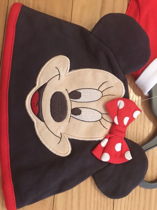Disney Минни Маус песочник ромпер шапочка комплект