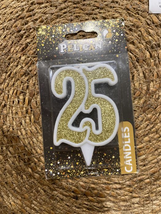 Свечки цифры на торт 25