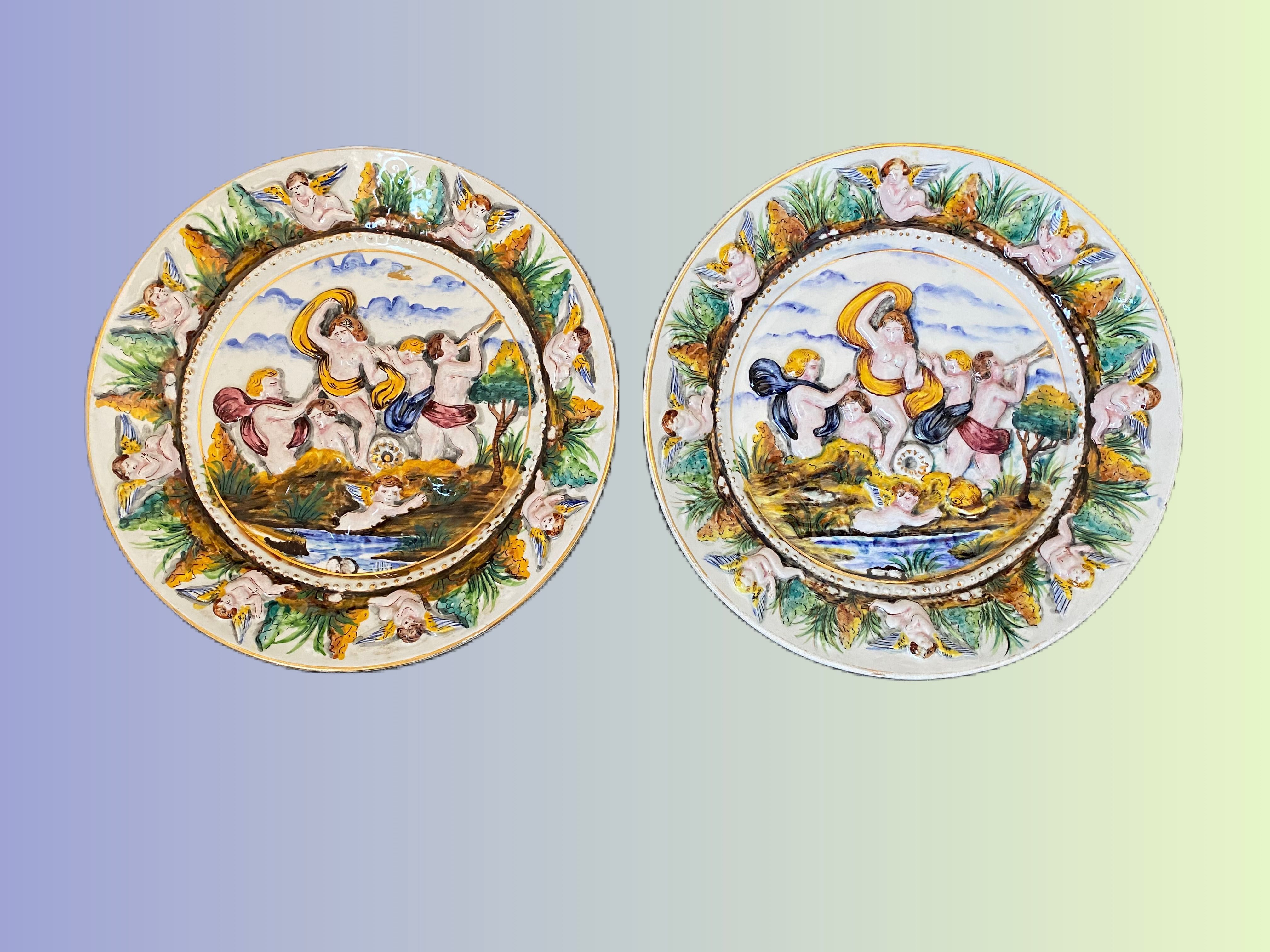 2 pratos porcelana das 4 estações