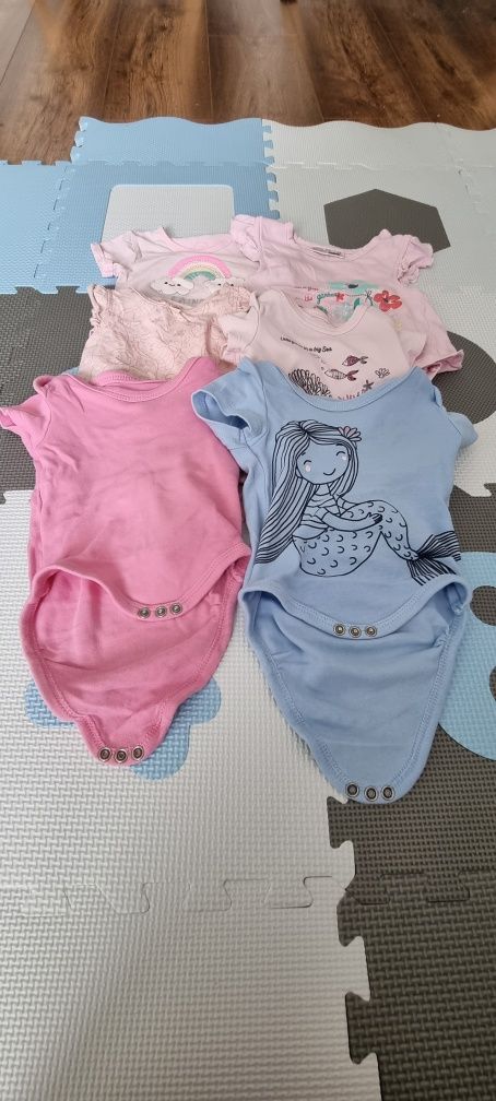 Paka ciuszków dla dziewczynki rozmiar 62