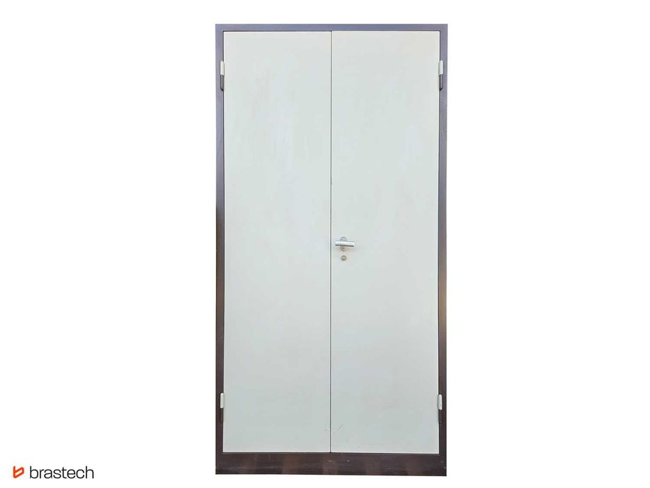 Szafa 2-drzwiowa 200x100x40  cm metalowa graż