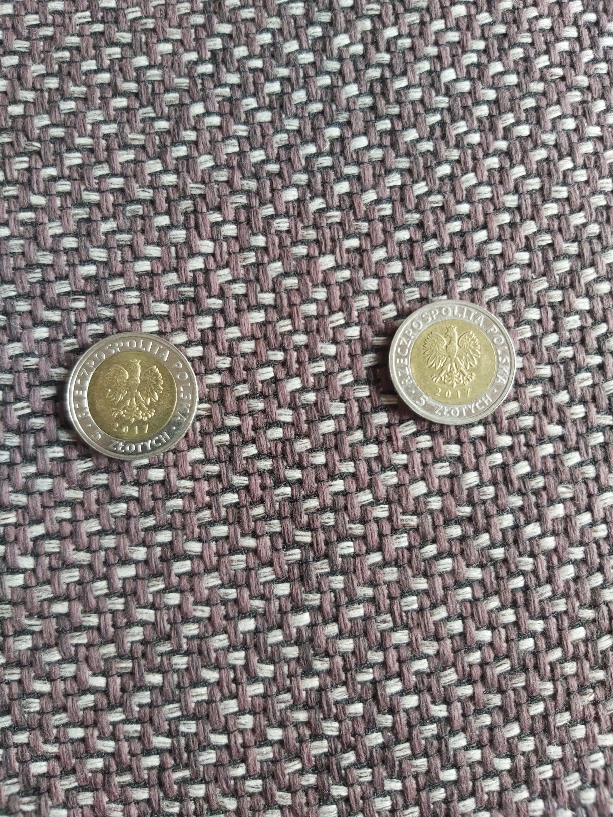 2 x monety kolekcjonerskie 5 zł. 2017 r. (Numizmatyka)