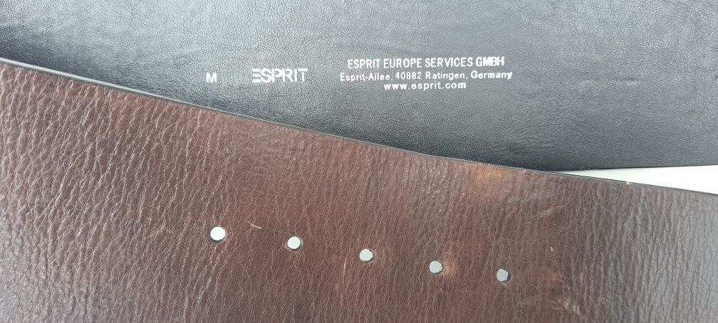 Ремінь жіночий шкіряний широкий esprit