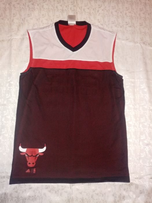 НОВА ШИКАРНА!!!Майка двостороння баскетбольна Adidas,Chicago Bulls NBA