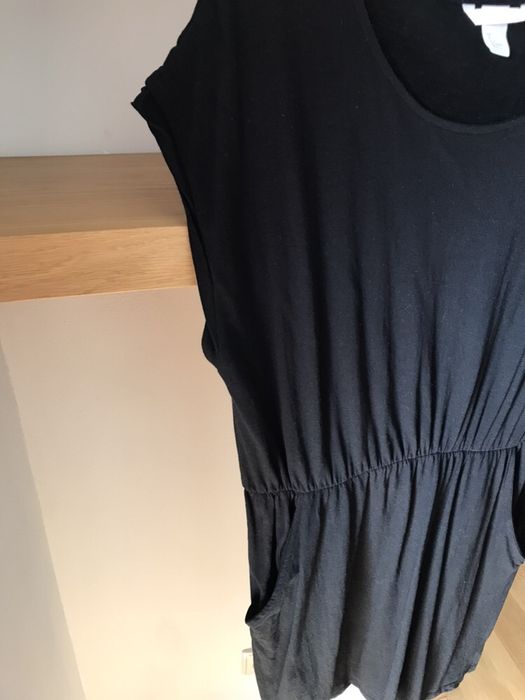 Czarna bawełniana sukienka H&M rozm L