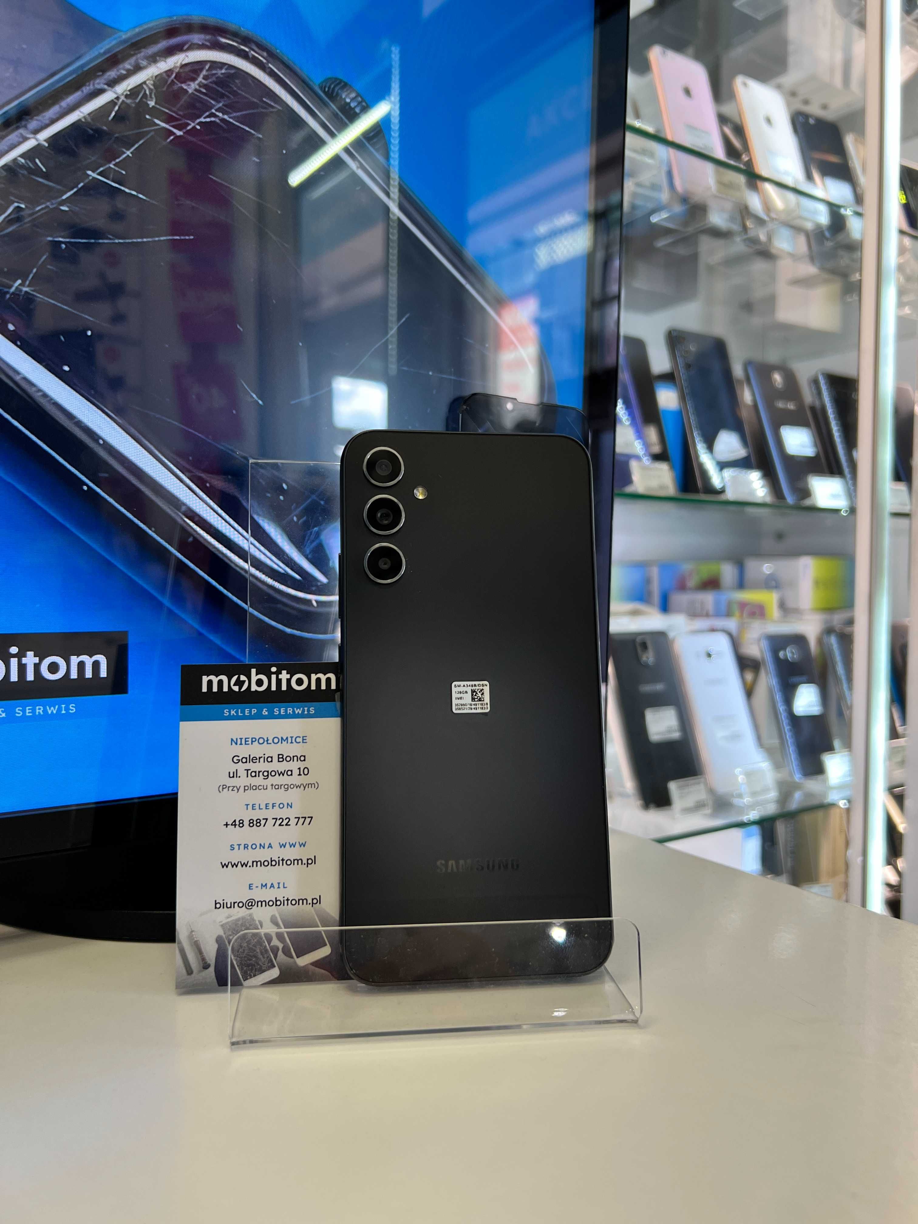 Samsung Galaxy A34 6/128GB Czarny Gwarancja 3 msc. FVM Niepołomice