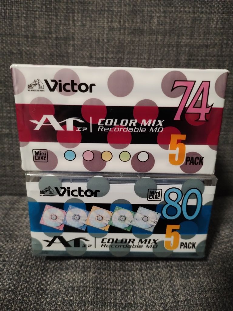 Минидиски minidisc Victor (JVC) - 10 дисков