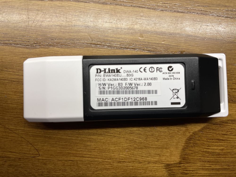 Adaptador USB Wireless D-Link DWA-140