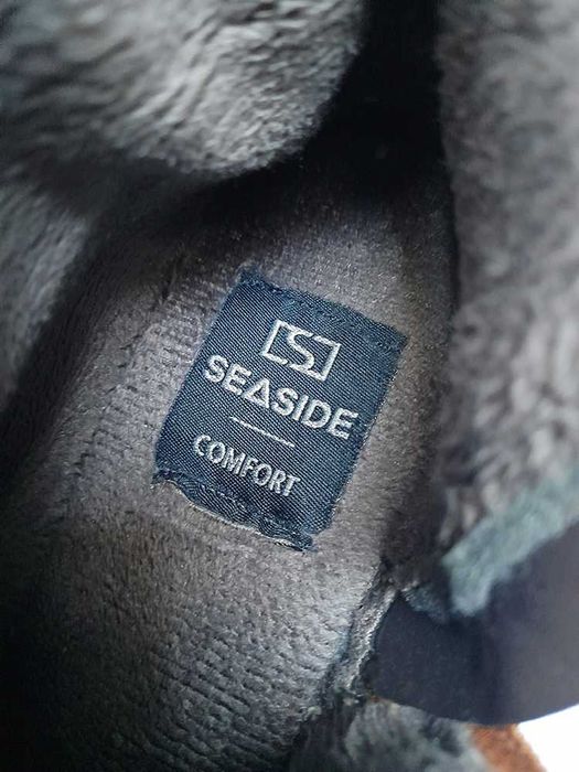 Botas Pele Castanho Botins Pêlo Senhora 40 Seaside