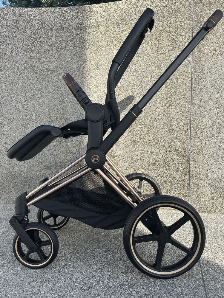 Cybex Priam Rose Gold + babycoque respirável + adaptadores  NOVO