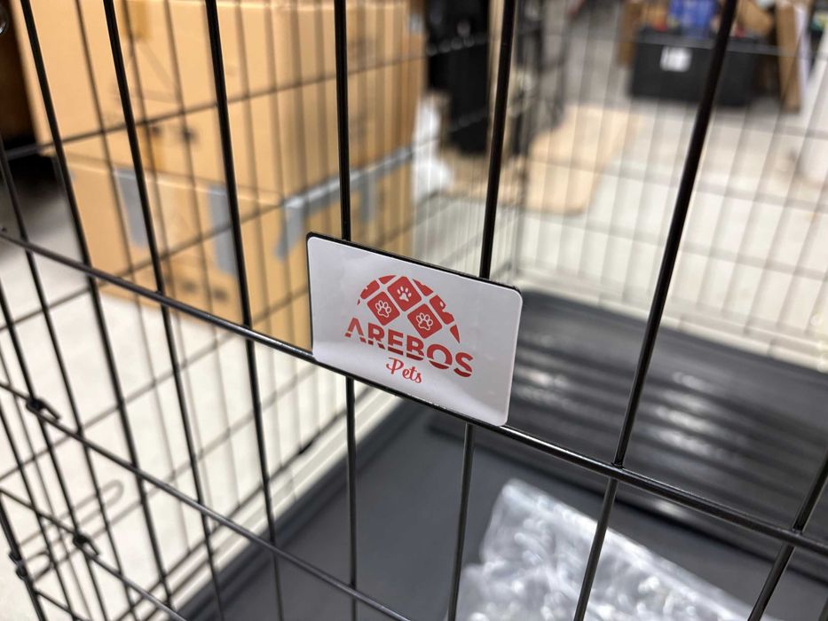 Arebos - Klatka dla Psa | 36'' | Składana | Rozmiar L