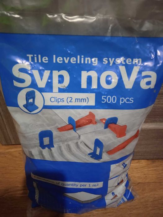 СВП Нова SVP Nova основа 1 , 1,5 , 2 мм для укладки плитки колышки