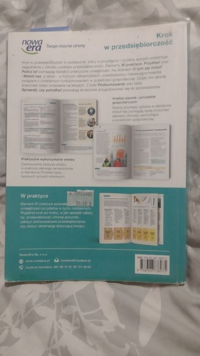 Krok w przedsiębiorczość - szkoła średnia