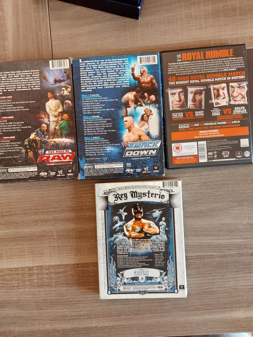 Dvds wrestling novos