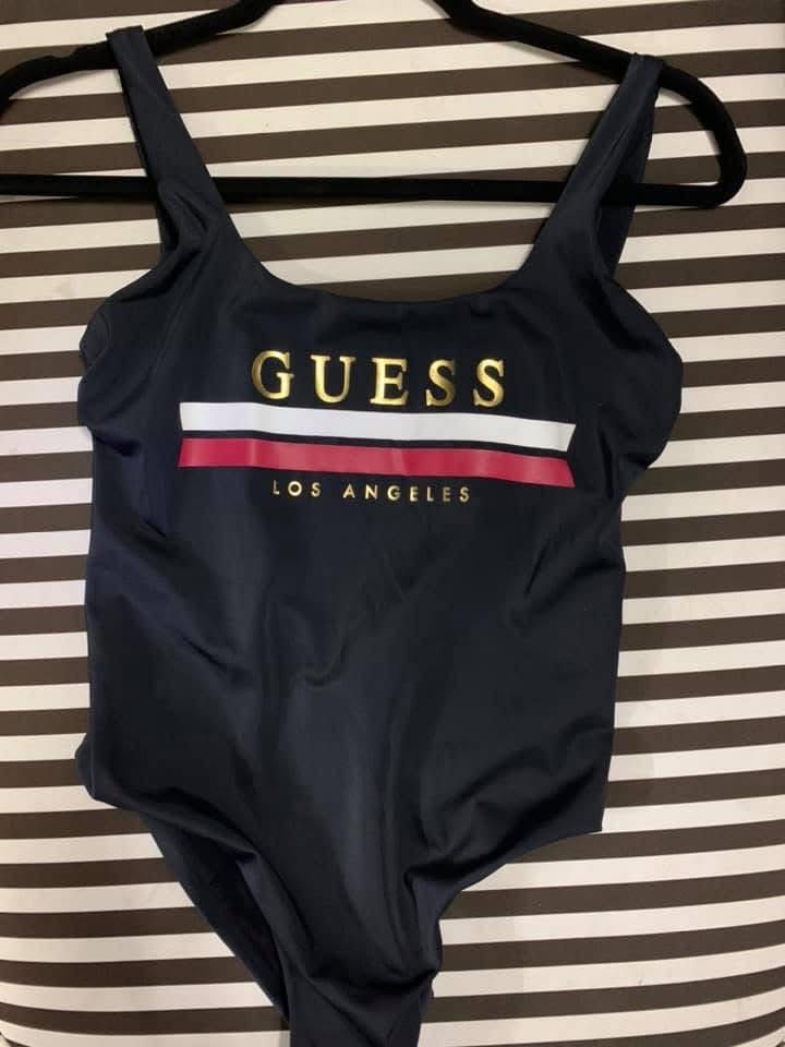 Купальник guess usa чорний суцільний