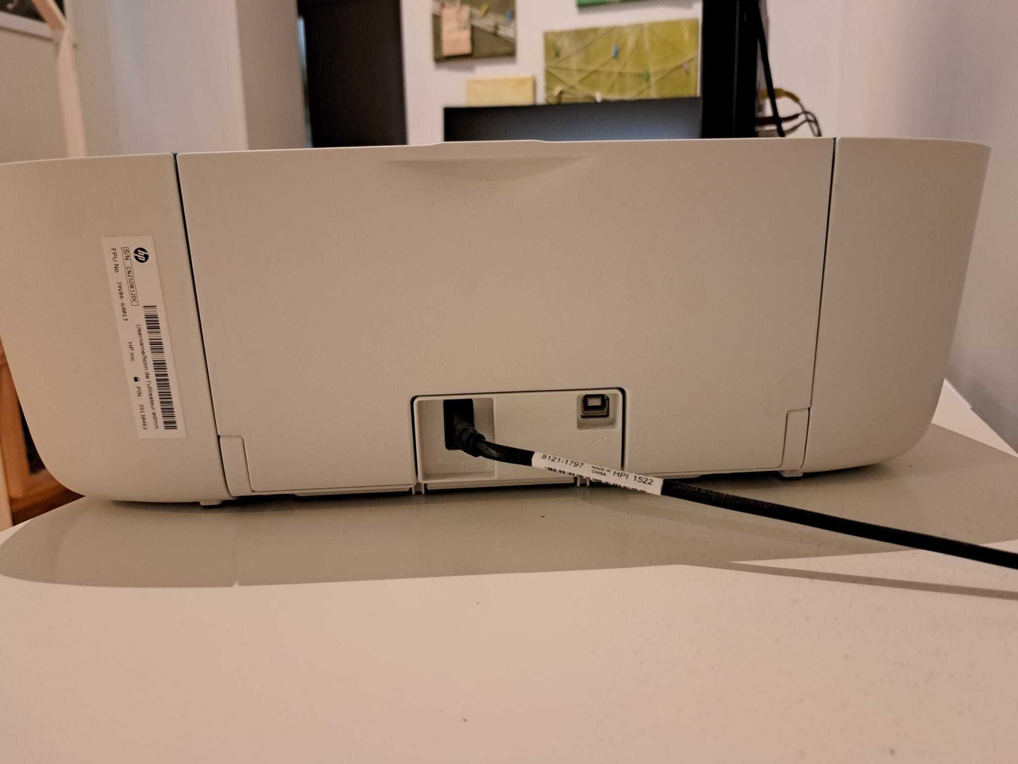 Impressora HP Deskjet 3762 Azul/Branco