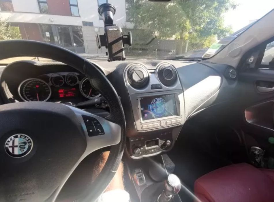 Rádio Android 13 com GPS Alfa Romeo Mito (Artigo Novo)